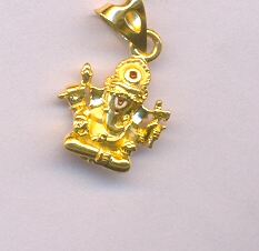 GOLD PENDENT CASTING FANCY