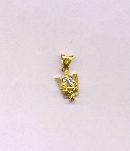 GOLD PENDENT CASTING FANCY