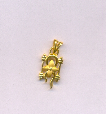 GOLD PENDENT CASTING FANCY