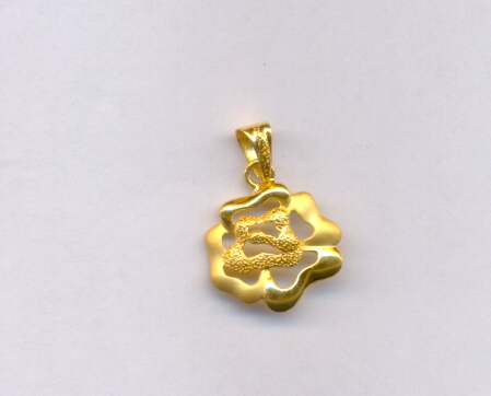 GOLD PENDENT CASTING FANCY