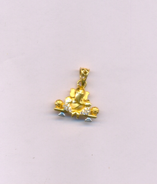 GOLD PENDENT CASTING FANCY