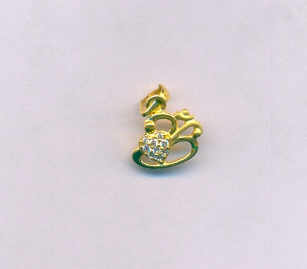 GOLD PENDENT CASTING FANCY