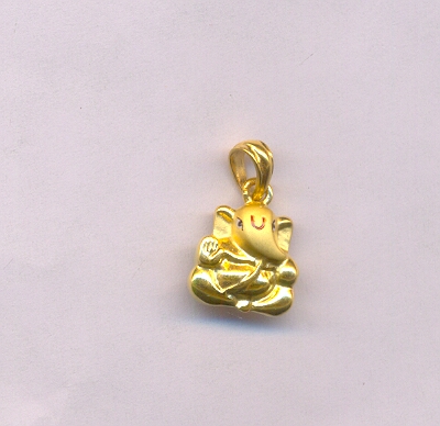 GOLD PENDENT CASTING FANCY