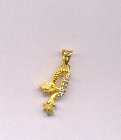 GOLD PENDENT CASTING FANCY