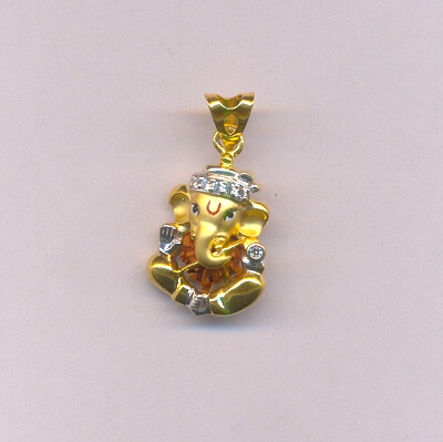 GOLD PENDENT CASTING FANCY