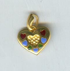 GOLD PENDENT CASTING FANCY