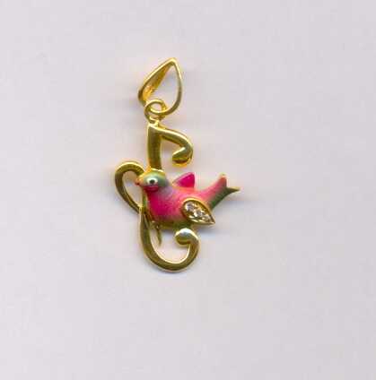 GOLD PENDENT CASTING FANCY