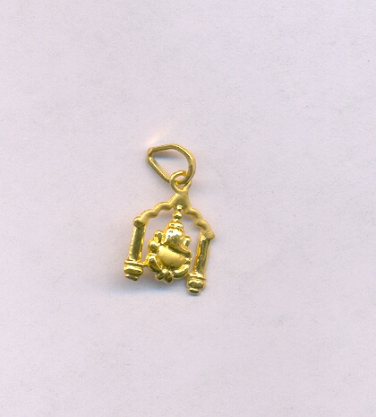 GOLD PENDENT CASTING FANCY