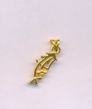 GOLD PENDENT CASTING FANCY