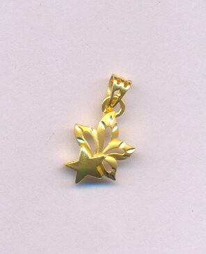 GOLD PENDENT CASTING FANCY