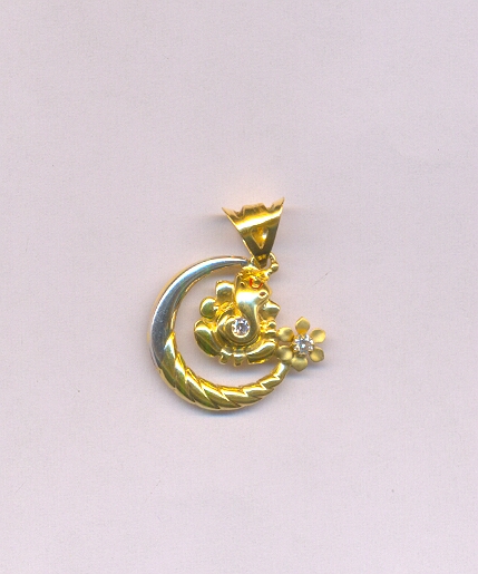 GOLD PENDENT CASTING FANCY