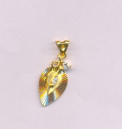 GOLD PENDENT CASTING FANCY