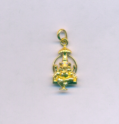 GOLD PENDENT CASTING FANCY
