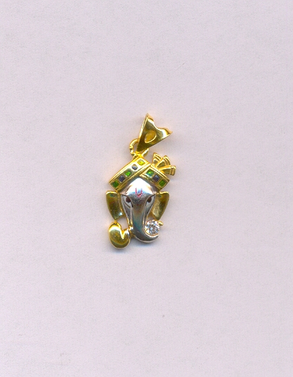 GOLD PENDENT CASTING FANCY