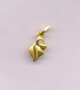 GOLD PENDENT CASTING FANCY