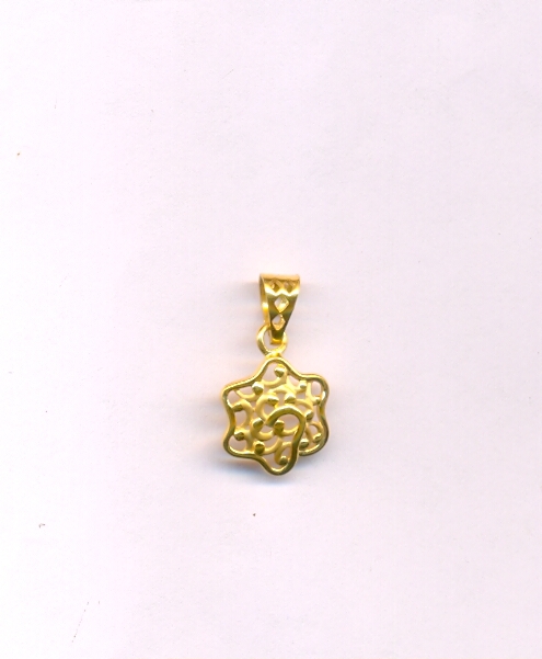 GOLD PENDENT CASTING FANCY