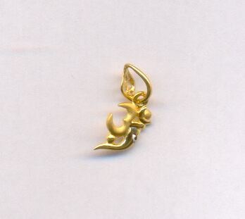 GOLD PENDENT CASTING FANCY