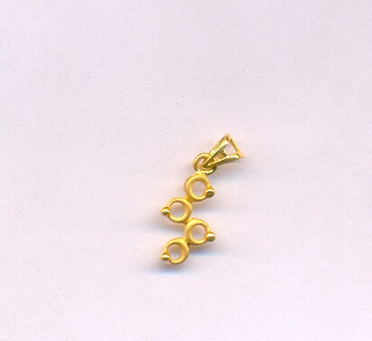 GOLD PENDENT CASTING FANCY