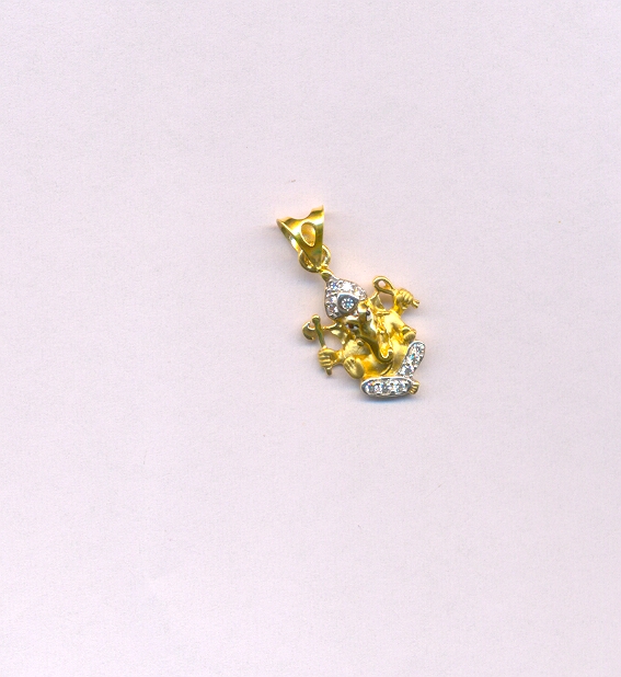 GOLD PENDENT CASTING FANCY
