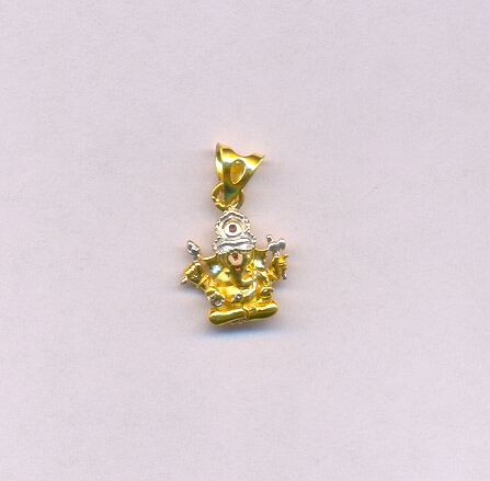 GOLD PENDENT CASTING FANCY