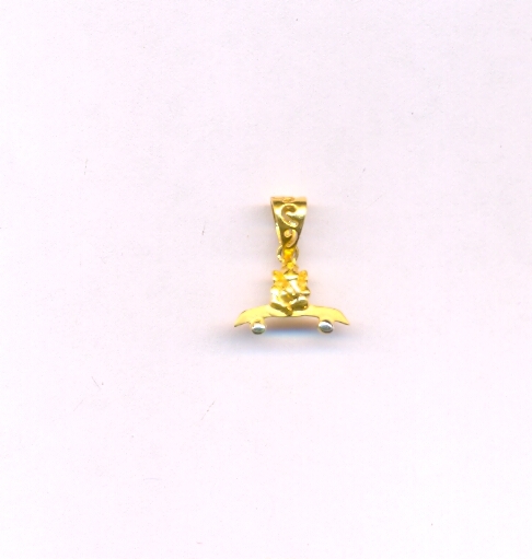 GOLD PENDENT CASTING FANCY