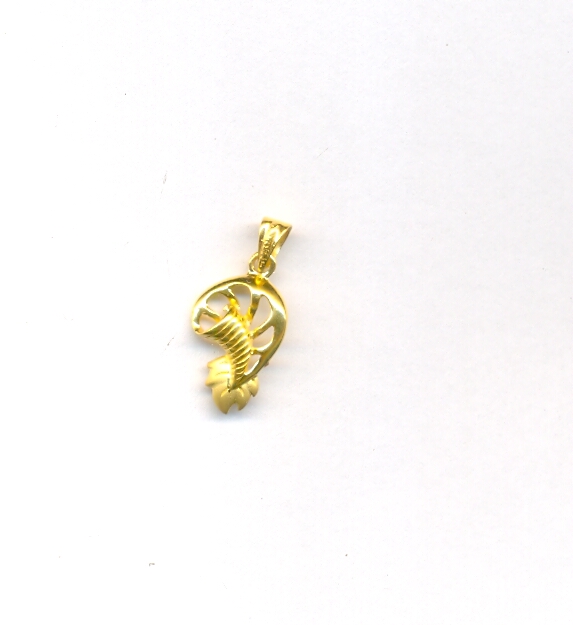 GOLD PENDENT CASTING FANCY