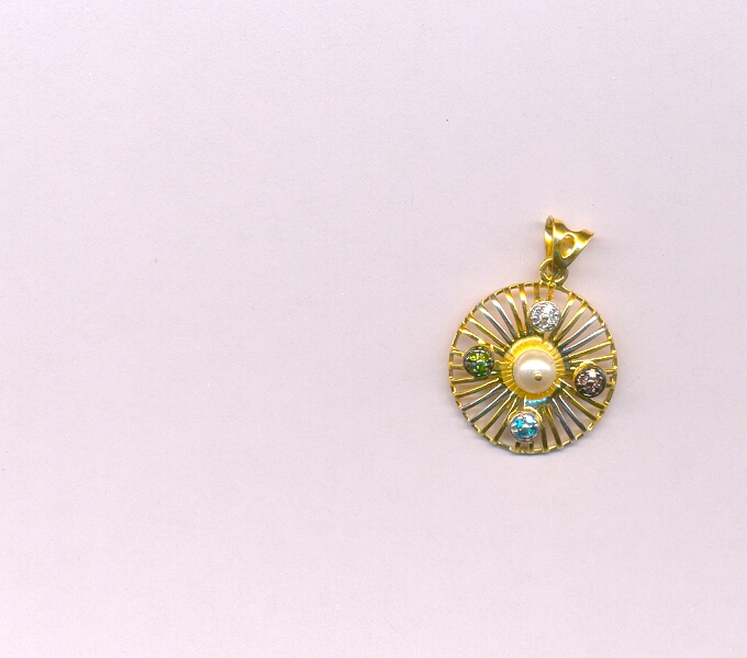GOLD PENDENT CASTING FANCY