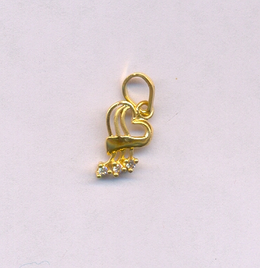 GOLD PENDENT CASTING FANCY