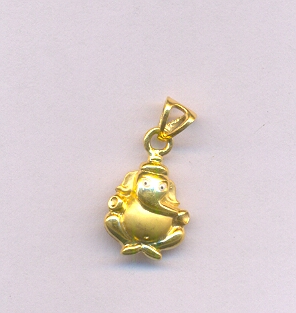 GOLD PENDENT CASTING FANCY