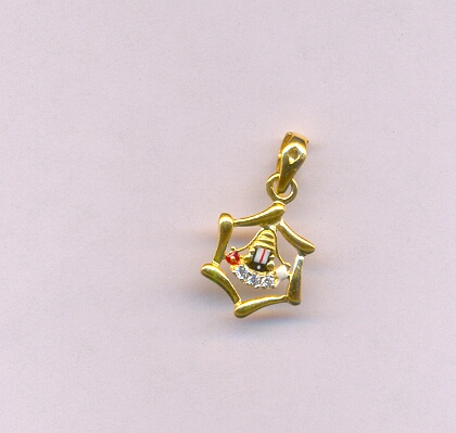 GOLD PENDENT CASTING FANCY