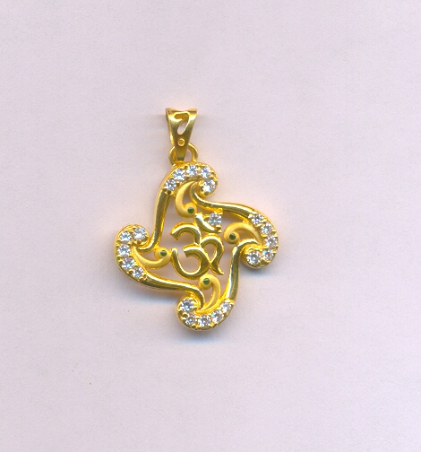 GOLD PENDENT CASTING FANCY
