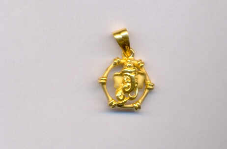 GOLD PENDENT CASTING FANCY