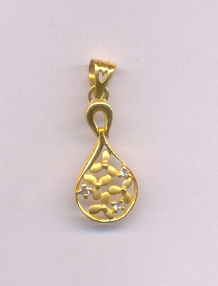 GOLD PENDENT CASTING FANCY