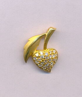 GOLD PENDENT CASTING FANCY
