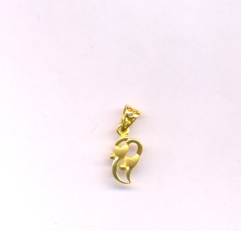 GOLD PENDENT CASTING FANCY