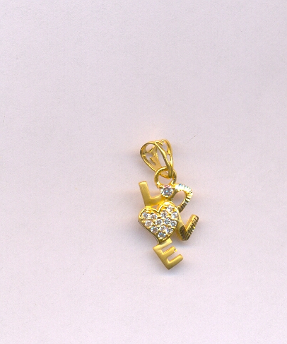 GOLD PENDENT CASTING FANCY