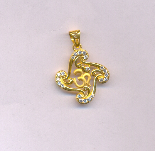 GOLD PENDENT CASTING FANCY