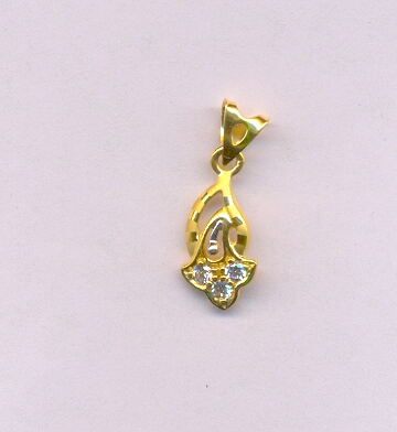GOLD PENDENT CASTING FANCY