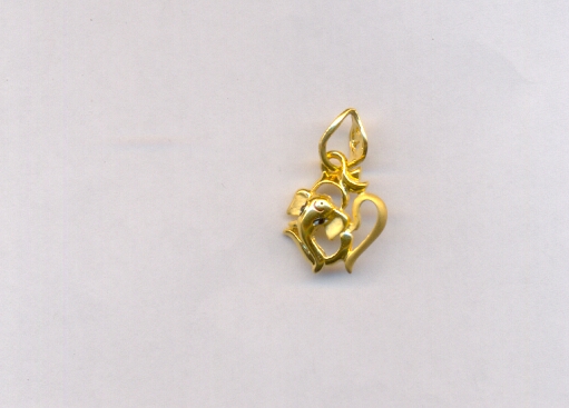 GOLD PENDENT CASTING FANCY