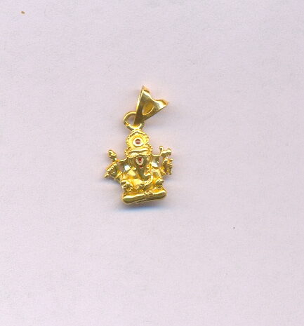GOLD PENDENT CASTING FANCY