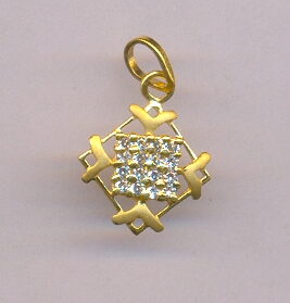 GOLD PENDENT CASTING FANCY