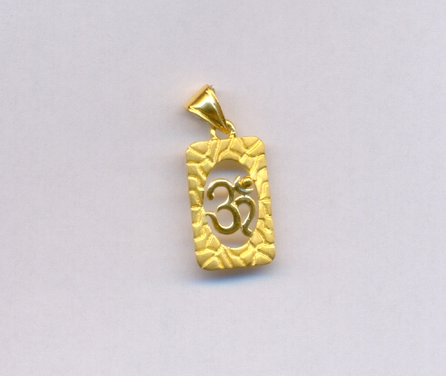 GOLD PENDENT CASTING FANCY