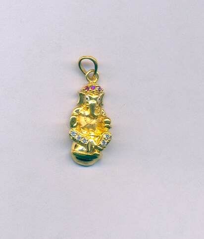 GOLD PENDENT CASTING FANCY