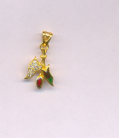 GOLD PENDENT CASTING FANCY