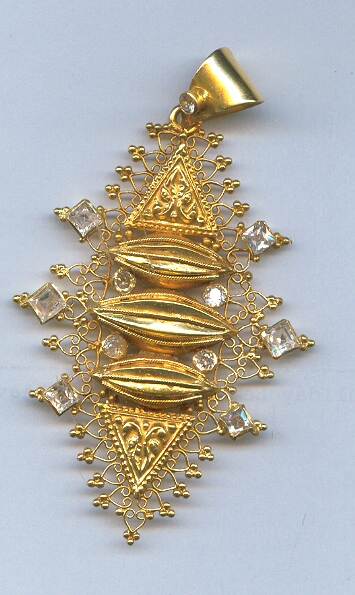 GOLD PENDENT DESIGNER GENERAL