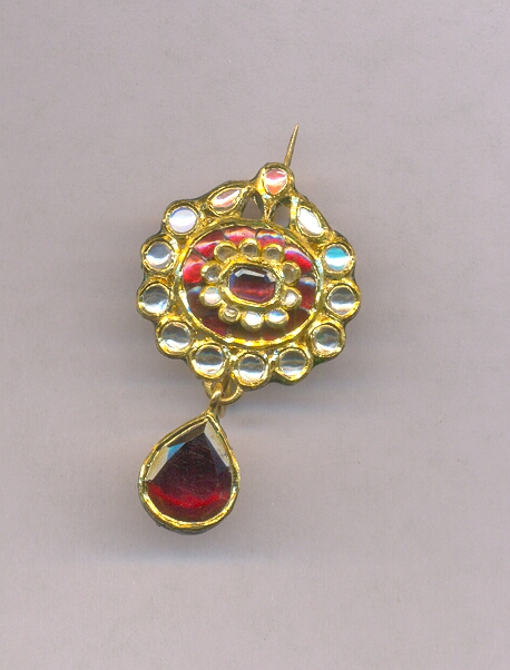 GOLD PENDENT KUNDAN FANCY