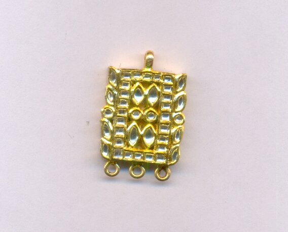 GOLD PENDENT KUNDAN FANCY