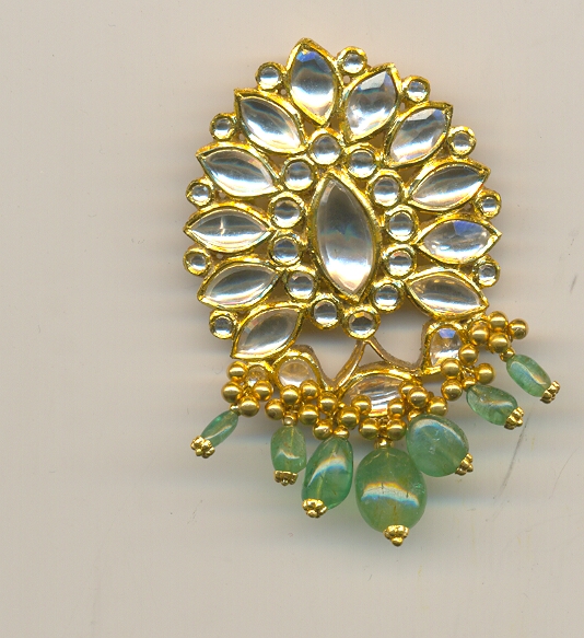 GOLD PENDENT KUNDAN