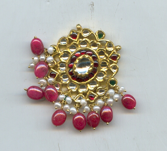 GOLD PENDENT KUNDAN GENERAL