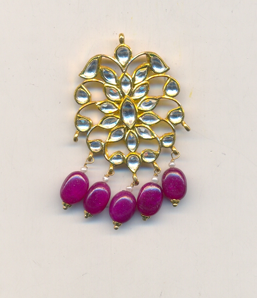 GOLD PENDENT KUNDAN GENERAL